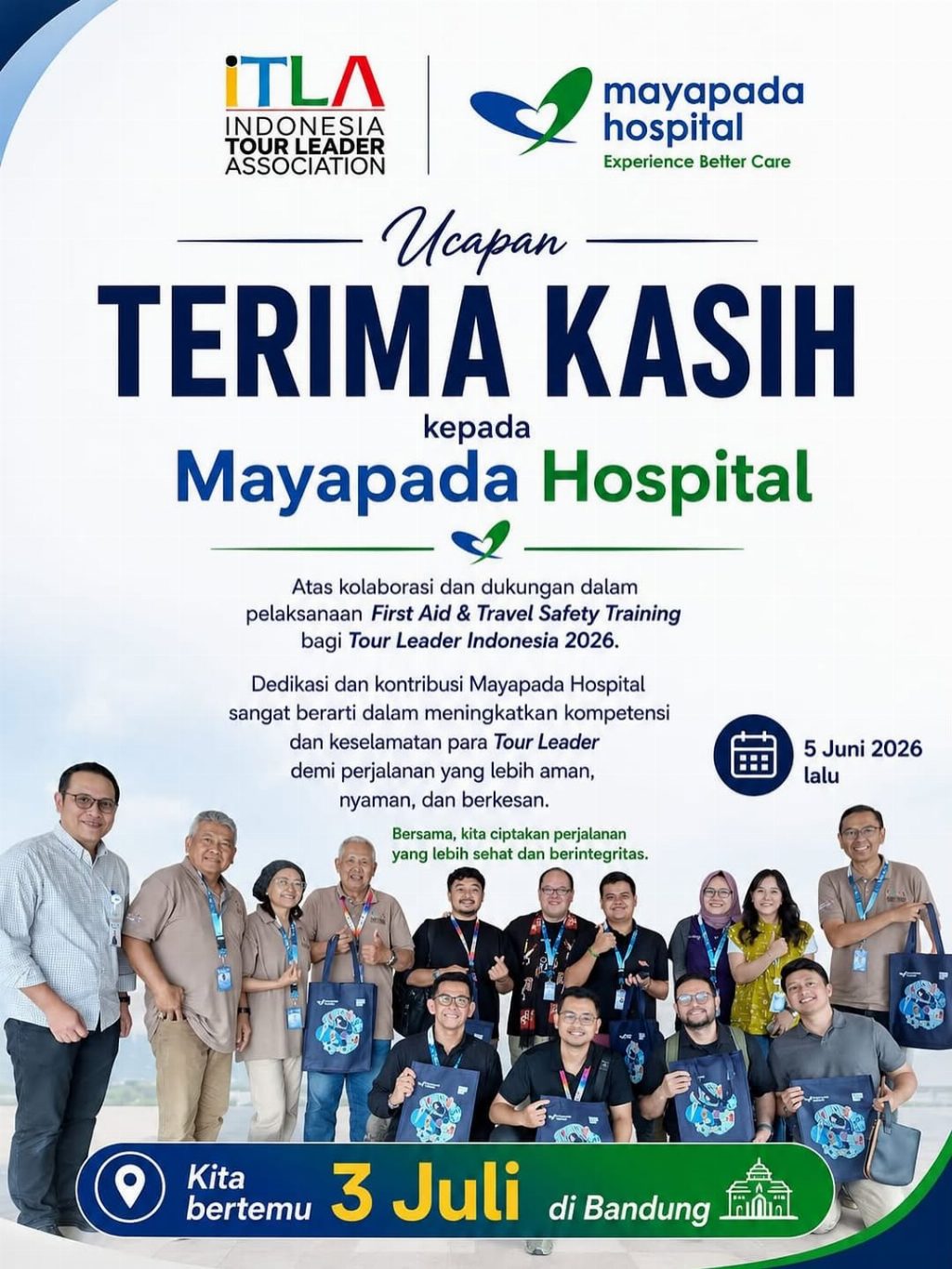 Terima Kasih Mayapada Hospital — First Aid & Travel Safety Training 2026