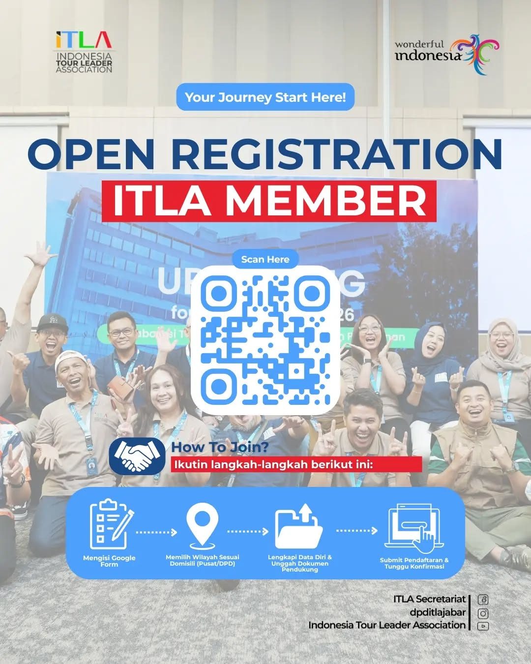 OPEN REGISTRATION MEMBER ITLA Jabar